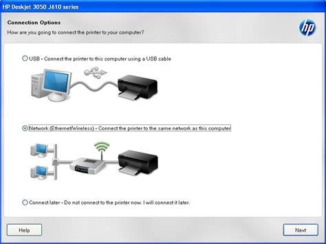 FOCUS: Adding wireless printer to home network - HP Deskjet 3050 J610 Series