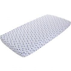 Drap housse enfant Mixed Stars Blue (90 x 200 cm)