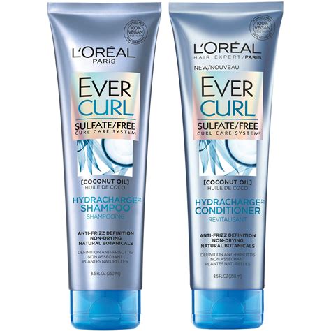 L'Oréal Paris Hair Care EverCurl Sulfate Free Shampoo & Conditioner Kit ...