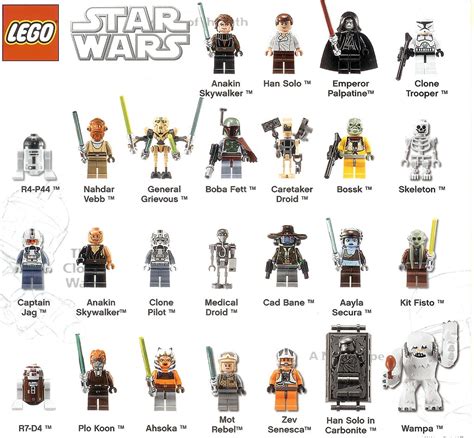 LEGO Star Wars | The 2010 LEGO Star Wars mini figures entire… | Flickr