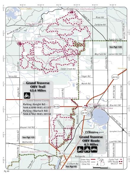 Grand Traverse Trail Information - VVMapping.com