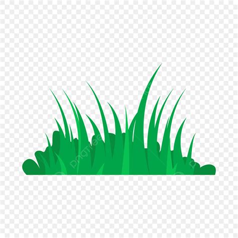 Grass Flat Vector Art PNG, Cartoon Grass Flat Design Vector, Cartoon, Grass, Nature PNG Image ...