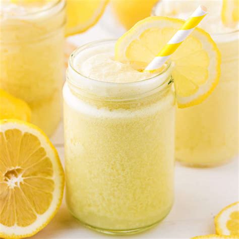 Easy Frozen Lemonade (with Fresh Lemons) - Princess Pinky Girl