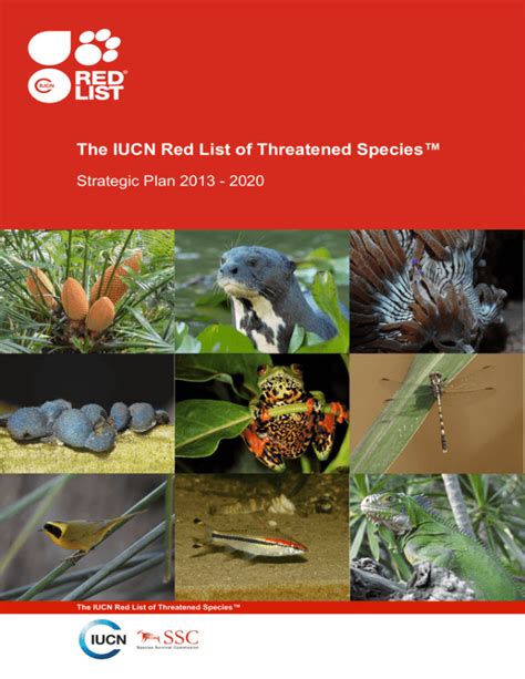 IUCN Red List Strategic Plan - The IUCN Red List of Threatened