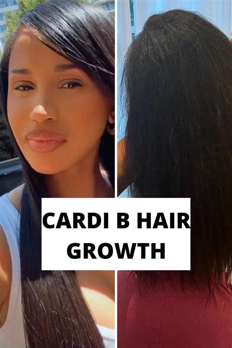 Cardi B Shares Her Secret To Natural Hair Growth | Natural hair growth ...