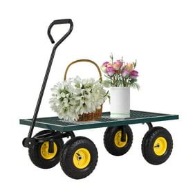 Ames 4' Cubic Poly Lawn Cart - Walmart.com - Walmart.com