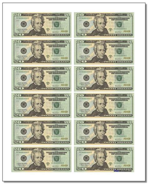 Fake Money Printable $1