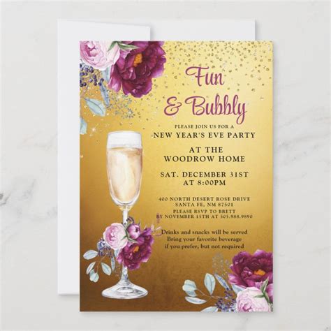 New Year's Eve Party Invitation | Zazzle