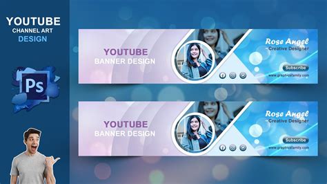 Free YouTube Channel Art Tutorial - How to Make a YouTube Banner - YouTube