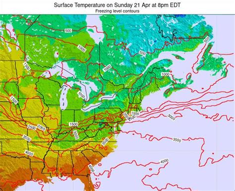 Rhode-Island Surface Temperature on Monday 28 Oct at 2pm EDT