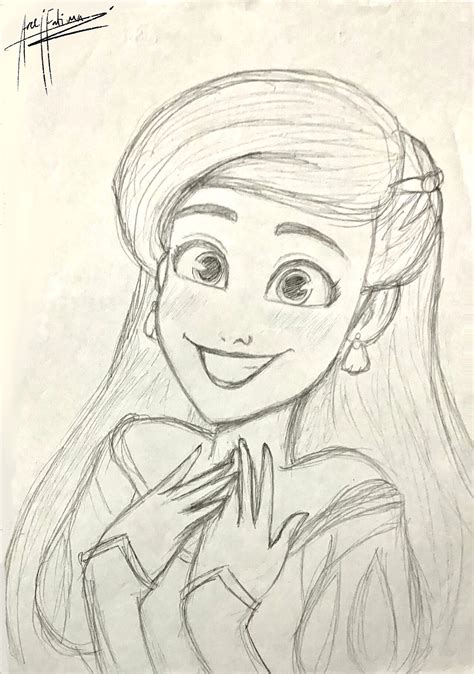 ArtStation - Disney princess sketch