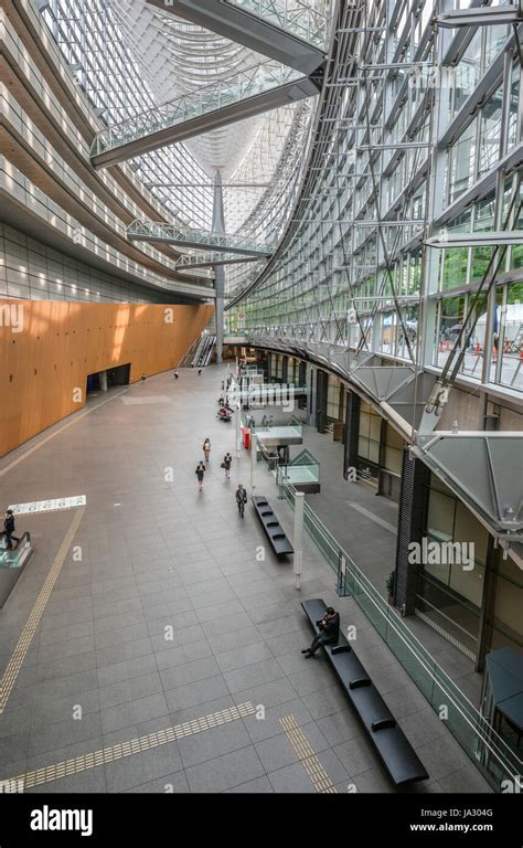 Interior of the Tokyo International Forum, Tokyo, Japan Stock Photo - Alamy