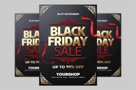 Black Friday Sale Flyer | Flyer Templates ~ Creative Market