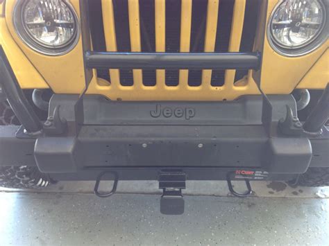 2004 Jeep Wrangler Curt Front Mount Trailer Hitch Receiver - Custom Fit ...