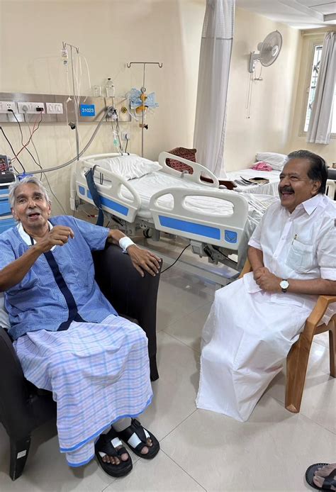 Ramesh Chennithala on Twitter: "Visited former Chief Minister @Oommen ...