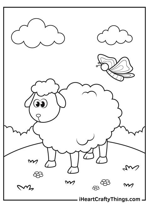 Printable Sheep Coloring Pages (Updated 2021)