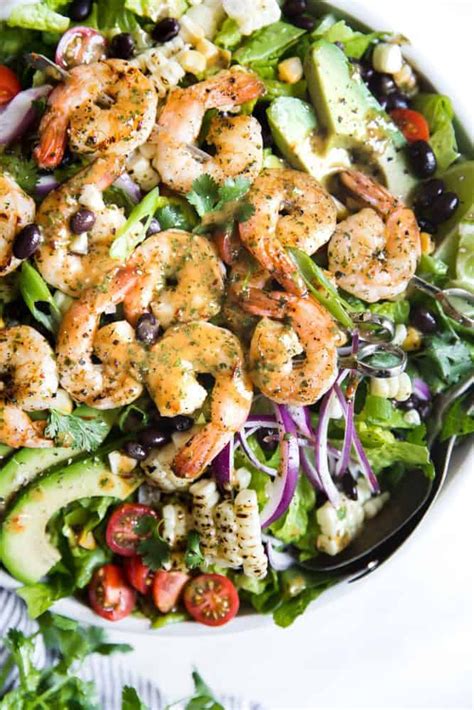 This easy Grilled Shrimp Salad recipe is the perfect solution to your summer dinner… | Grilled ...