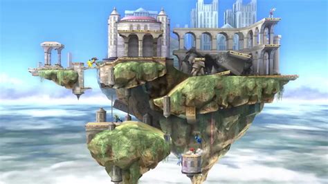 Temple map from Super Smash Bros