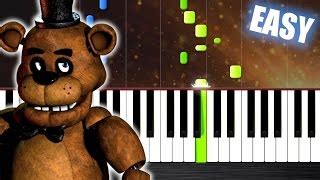 Five Nights at Freddy's Song - EASY Piano Tutorial by PlutaX ...