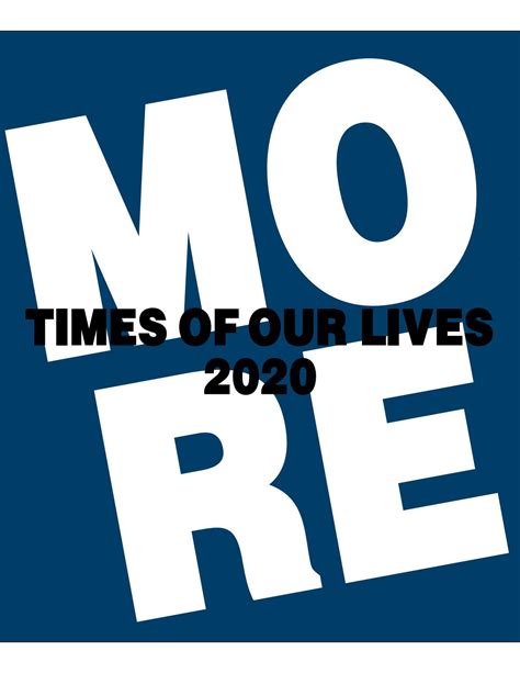 2020 Times of Our Lives by Times of Our Lives - Issuu