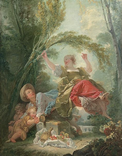 Buenos días, Thyssen. Hoy "El columpio" de Jean Honoré Fragonard ...