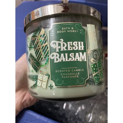 Bath & Body Works Fresh Balsam 3-wick candle | Shopee Philippines