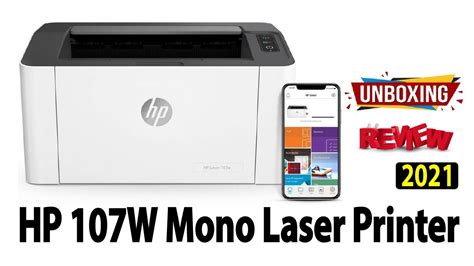 HP Laser 107w unboxing & Review 2021 | Best Budget Printer 2021 | Mono Printer | Wifi Printer ...