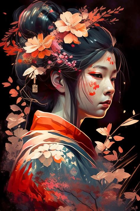 Japanese Geisha Art Prints