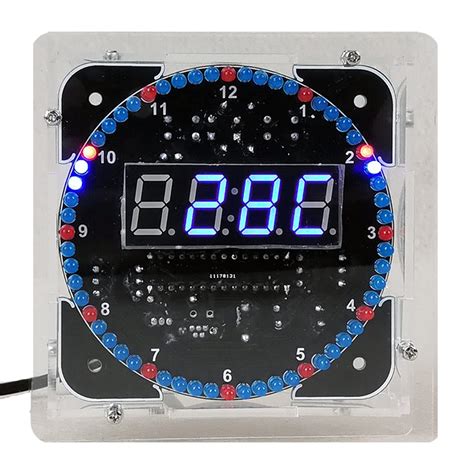 Buy DIY Electronic Clock Kit, Soldering Practice DIY Timer Kit Digital Clock Kits Circuit Board ...