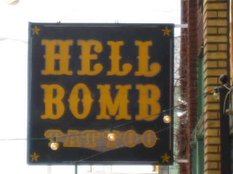 Hell Bomb Tattoo | With a name like this and its location (n… | Flickr