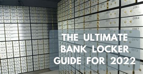 The Ultimate Bank Locker (Safe Deposit Box) Guide In India