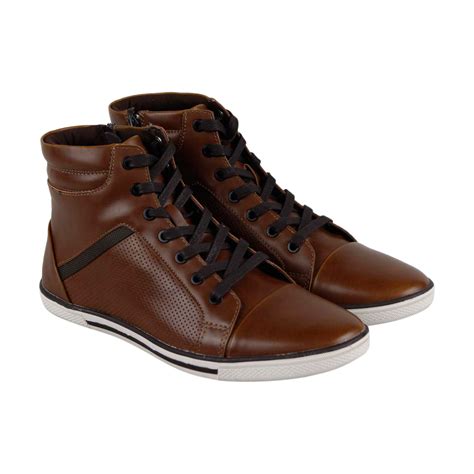 Kenneth Cole - Kenneth Cole Unlisted Crown Worthy Mens Brown High Top Sneakers Shoes - Walmart ...