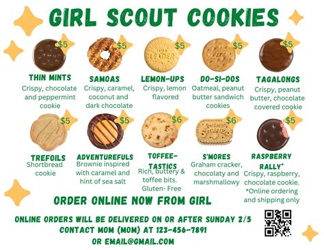 Girl scout cookie 2023 little brownie baker editable printable etsy ...