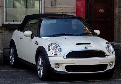 White Convertible Mini Car Free Stock Photo - Public Domain Pictures