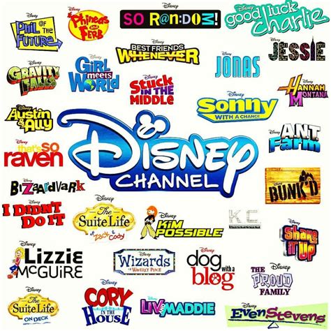 Disney Channel Logos #disneychannelstars in 2020 | Disney channel shows ...