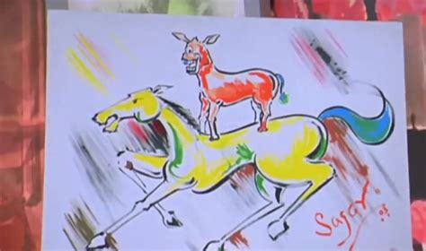 Vicky Kaushal brings Majnu Bhai's painting to life during horse-riding ...