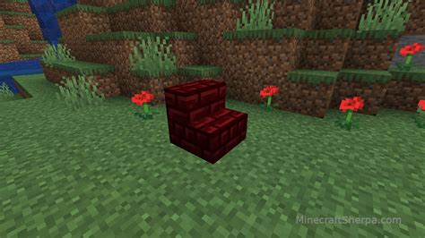 How To Make Red Nether Brick Stairs In Minecraft - Minecraft Sherpa