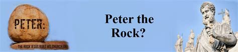 Peter the Rock