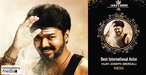 IARA 2018: Vijay wins Best International Actor award for Mersal