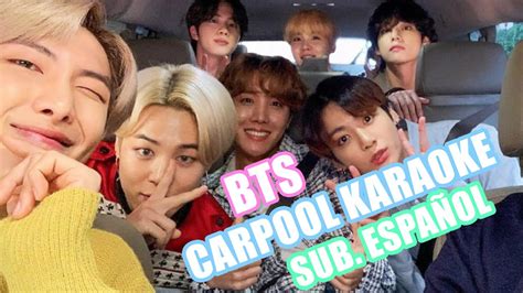 BTS Carpool Karaoke (sub. español) - YouTube