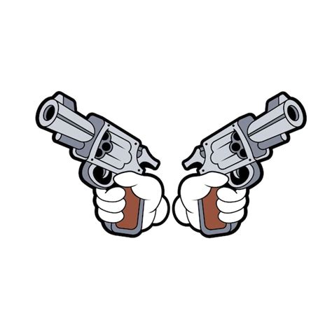 Premium Vector | Cartoon hand holding a gun