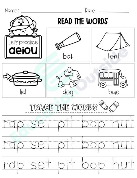 Long Vowels Worksheets - Homeschool Journeys - Worksheets Library