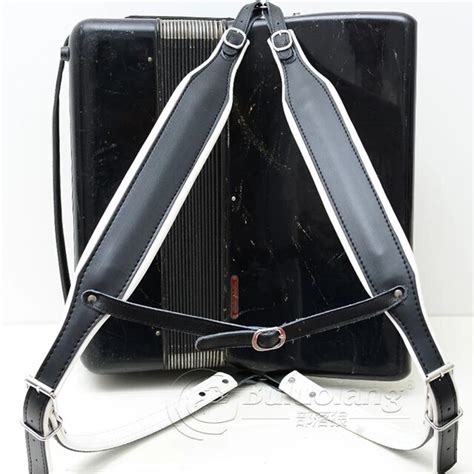 Black and white widened thick 120BS accordion strap Accordion ...