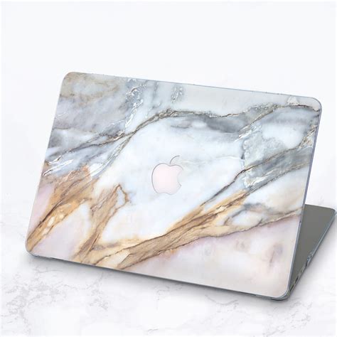 Marble Macbook Case White Marble Macbook Pro 13 Case Hard | Etsy