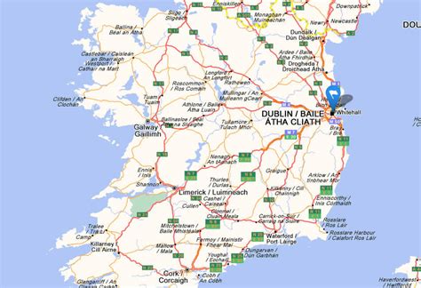 Road Map of Ireland