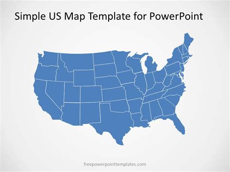 Editable Us Map Template For Powerpoint With States S - vrogue.co