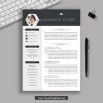 Professional Resume / CV Template for MS Word, Creative Resume Template Design, Modern Resume ...