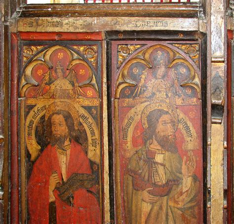 St George's church - C15 rood screen... © Evelyn Simak :: Geograph Britain and Ireland