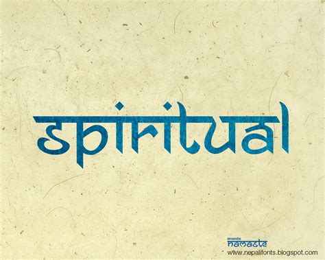 New Nepali Fonts: Ananda Namaste Free Font