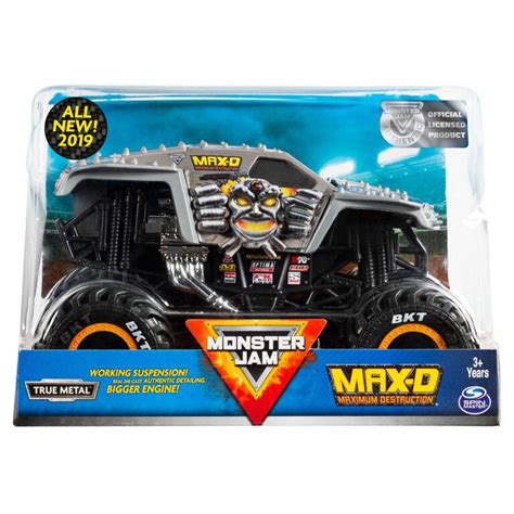 Monster Jam, Official Max D Monster Truck, 1:24 Scale | Toys R Us Canada